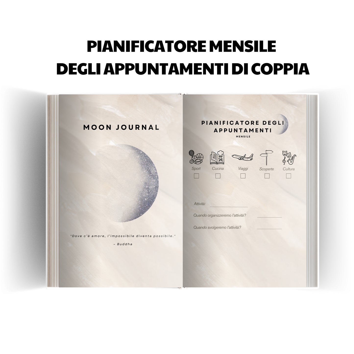 Moon Journal per coppie